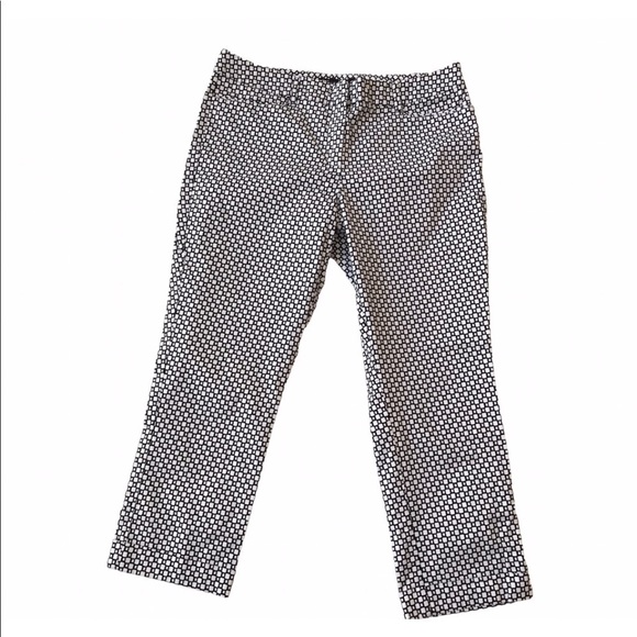 New York & Co. Pattern Ankle Pants Size 8 - Picture 2 of 6